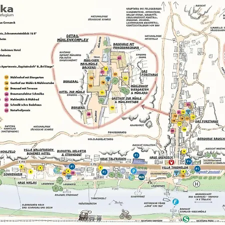 Bio- Und Nationalpark Refugium Schmilka Отель Бад-Шандау